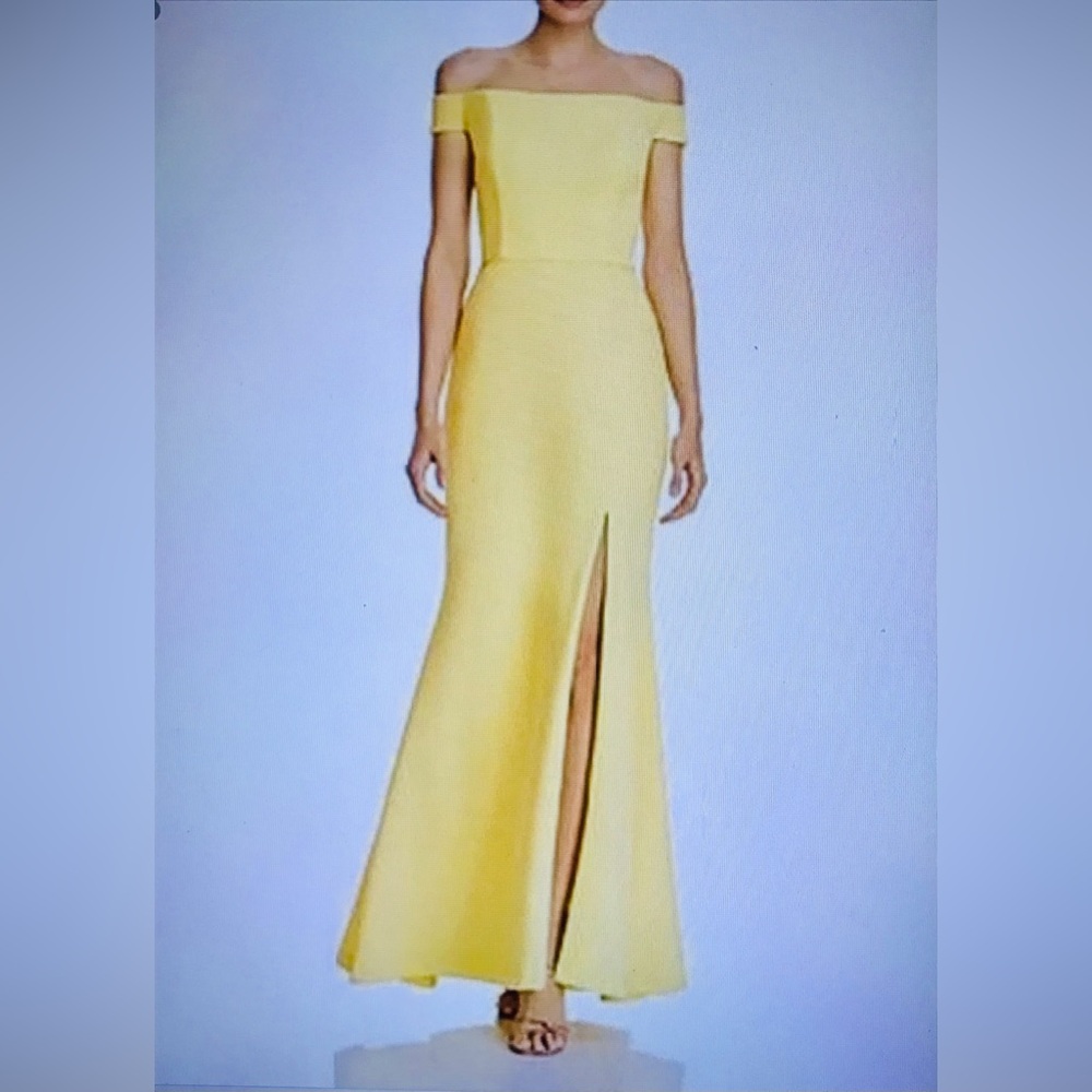 NWT Bloomingdale’s Exclusive Brand Aqua Yellow Dress